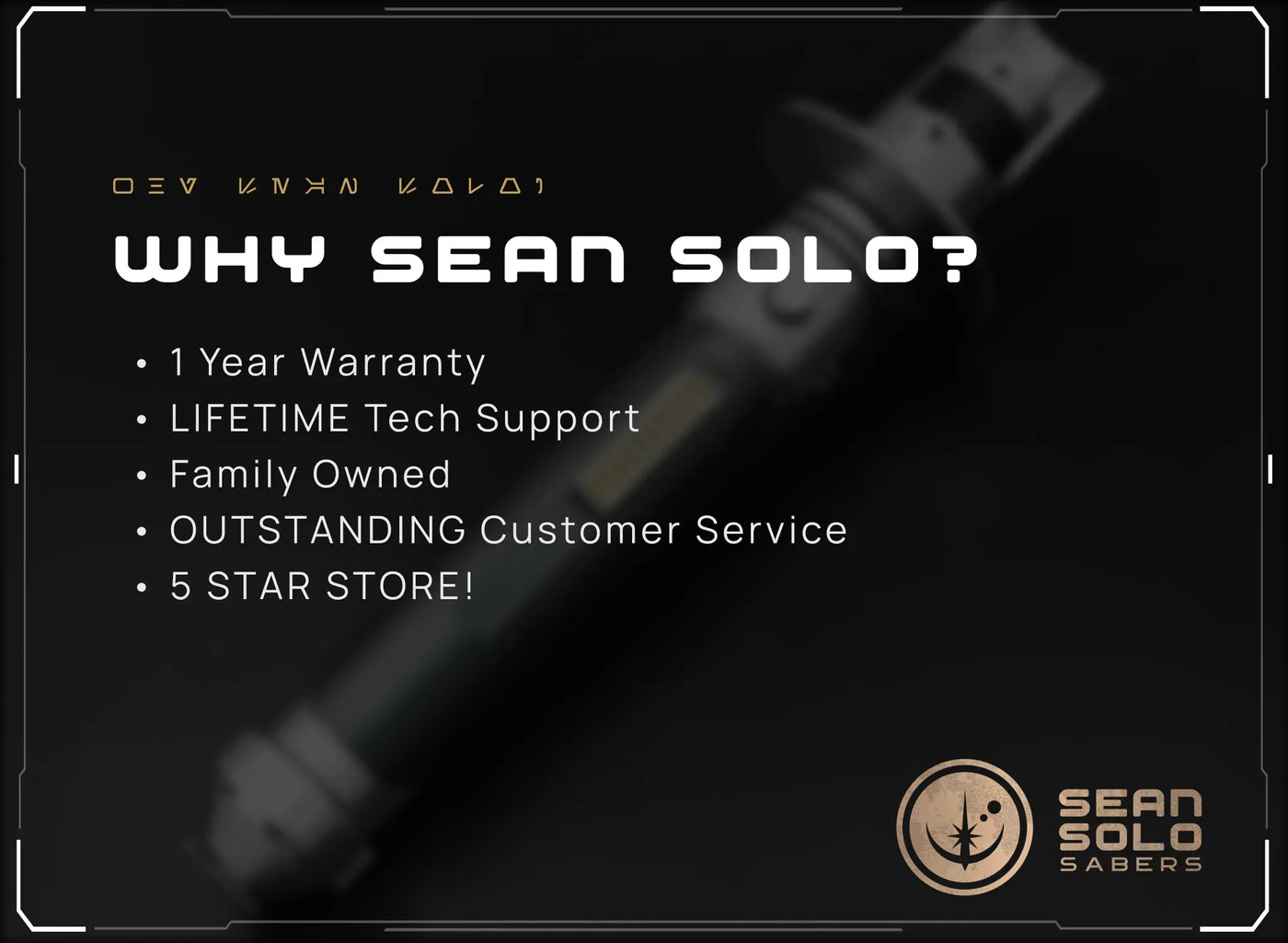 Kanan Jarrus Elite Saber Custom Lightsaber - Sean Solo Sabers