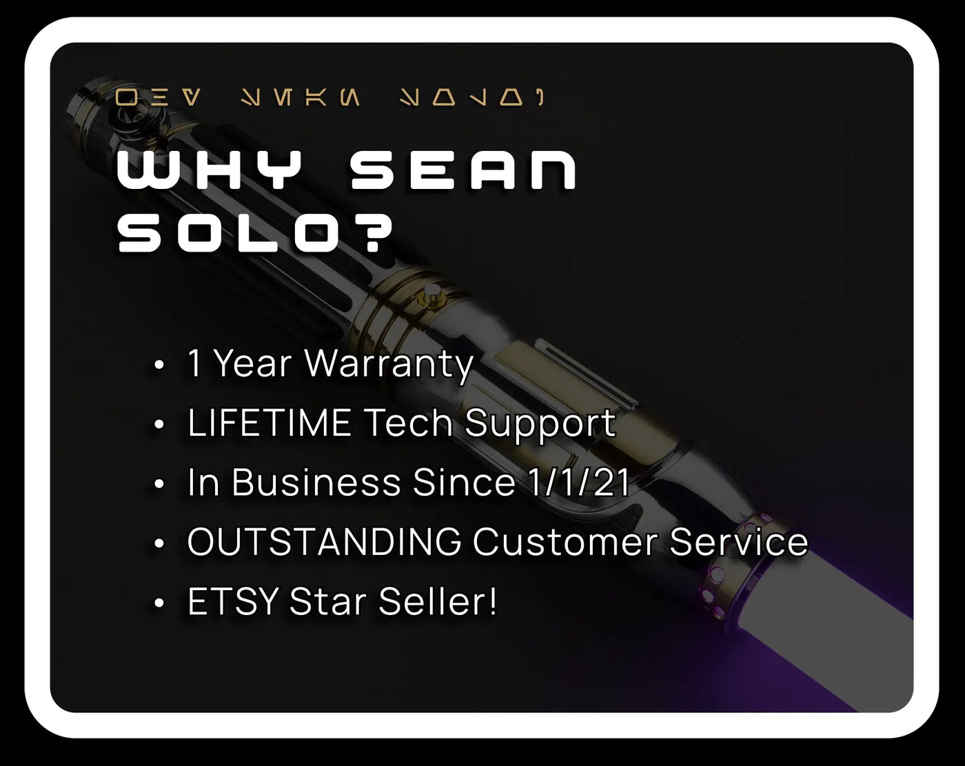 Mace Windu Hero Saber Custom Lightsaber - Sean Solo Sabers