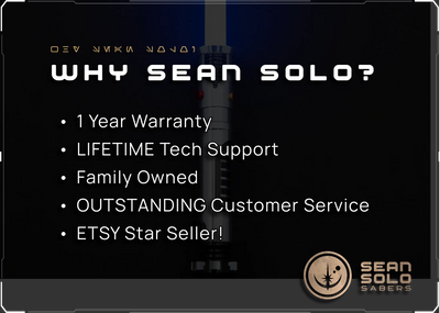 Obi-Wan EP1 Elite Saber Custom Lightsaber - Sean Solo Sabers