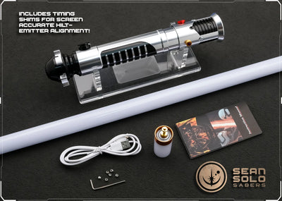 Obi-Wan EP1 Elite Saber Custom Lightsaber - Sean Solo Sabers