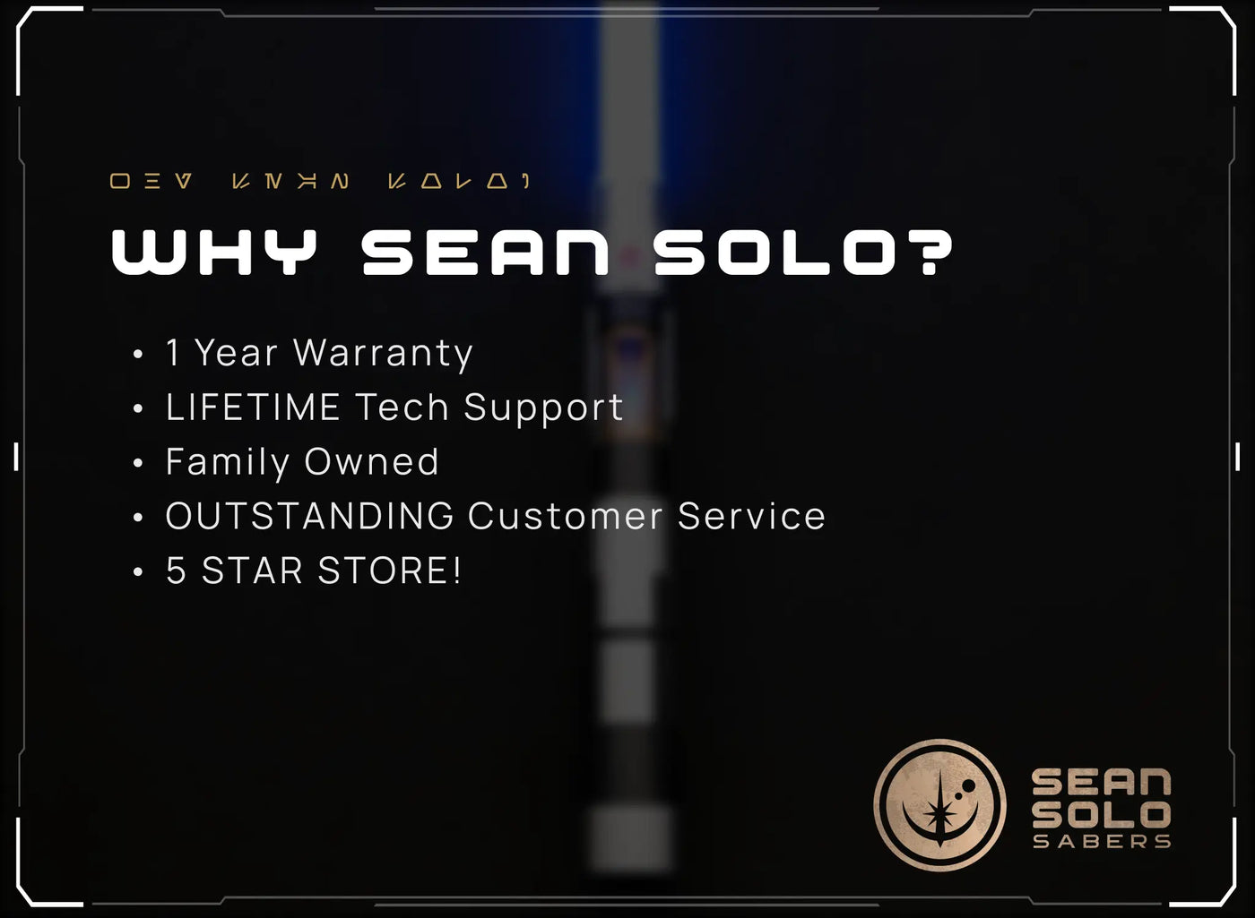 Starkiller's Force Unleashed Elite Saber Custom Lightsaber - Sean Solo Sabers