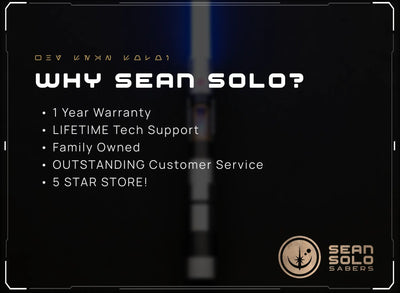 Starkiller's Force Unleashed Elite Saber Custom Lightsaber - Sean Solo Sabers