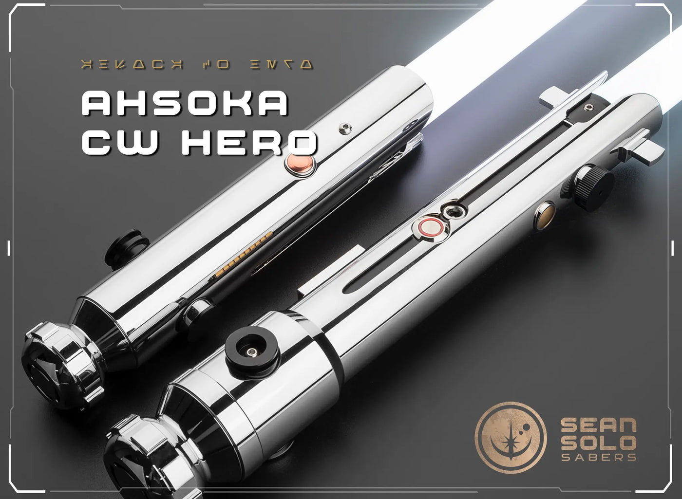 Ahsoka Clone Wars Hero Sabers Custom Lightsaber - Sean Solo Sabers