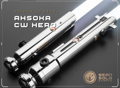 Ahsoka Clone Wars Hero Sabers Custom Lightsaber - Sean Solo Sabers