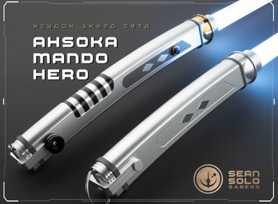 Ahsoka Mando Hero Sabers Custom Lightsaber - Sean Solo Sabers