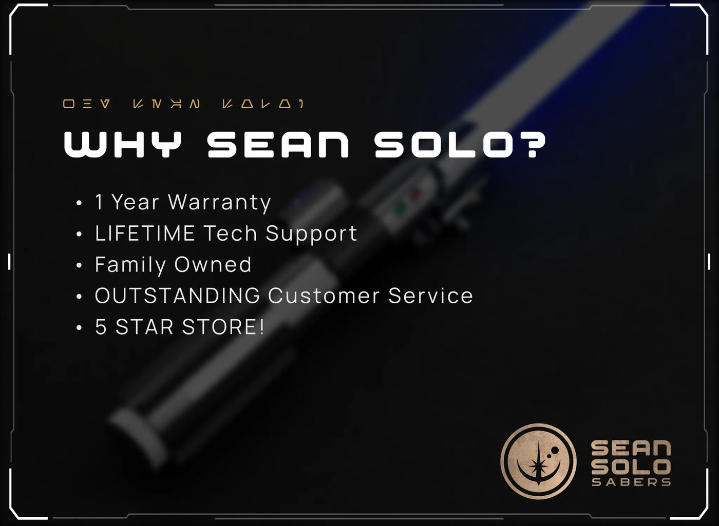 Anakin EP2 Elite Saber Custom Lightsaber - Sean Solo Sabers