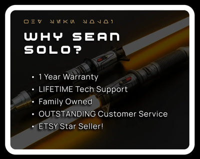 Baylan Skull Elite Custom Lightsaber - Sean Solo Sabers