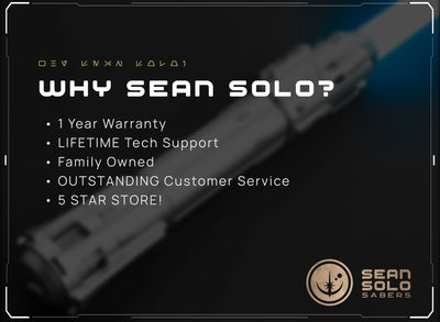 Ben Solo Hero Saber Custom Lightsaber - Sean Solo Sabers