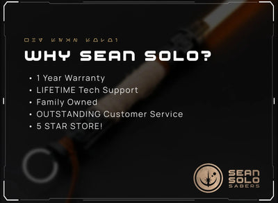 Boone Kestis Elite Saber Custom Lightsaber - Sean Solo Sabers