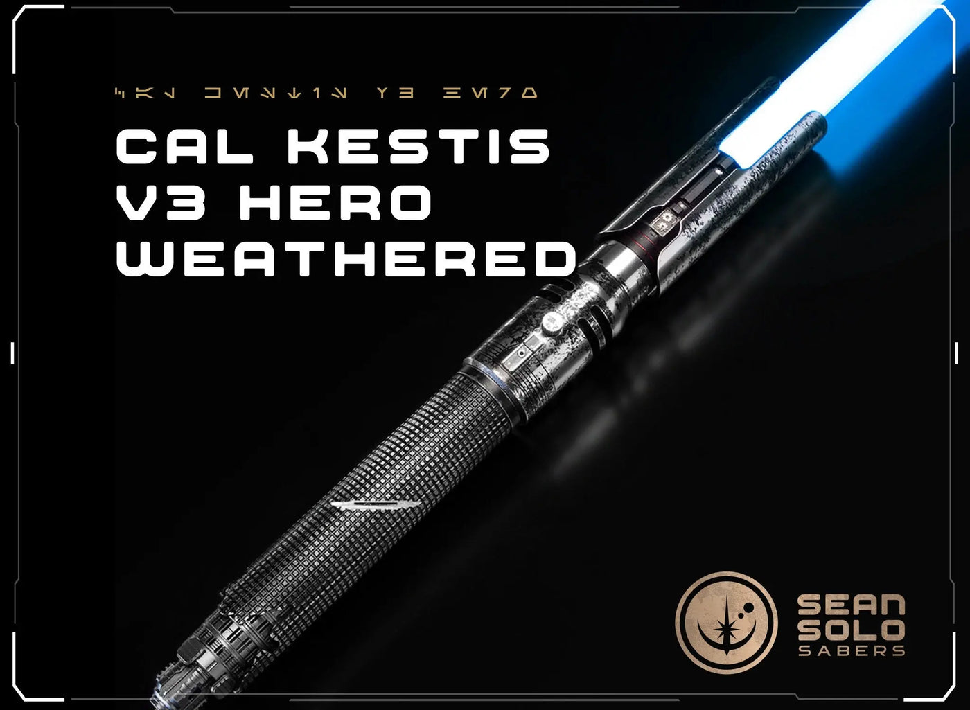 Cal Kestis Fallen Order Weathered Hero Saber Custom Lightsaber - Sean Solo Sabers