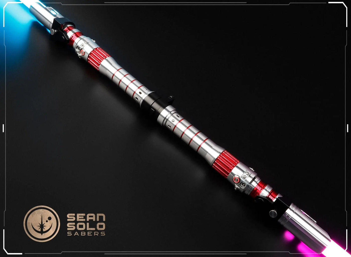 Dark Rey Saber Staff Custom Lightsaber - Sean Solo Sabers