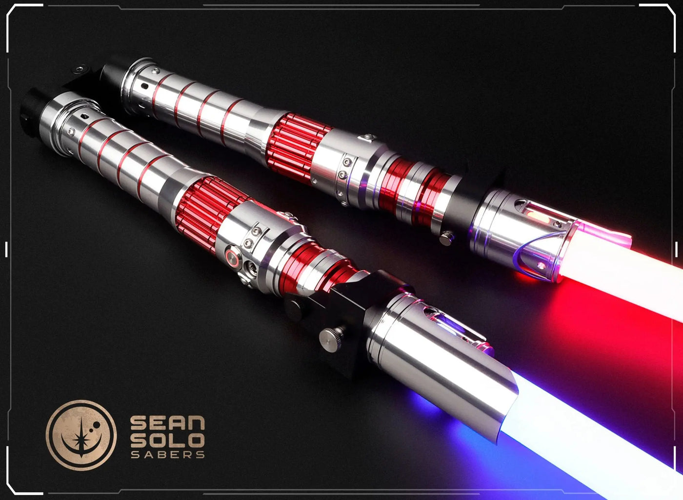 Dark Rey Saber Staff Custom Lightsaber - Sean Solo Sabers