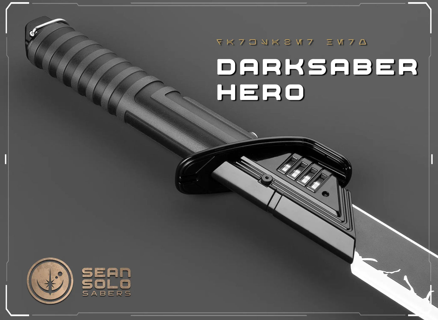 Darksaber Hero Saber Custom Lightsaber - Sean Solo Sabers