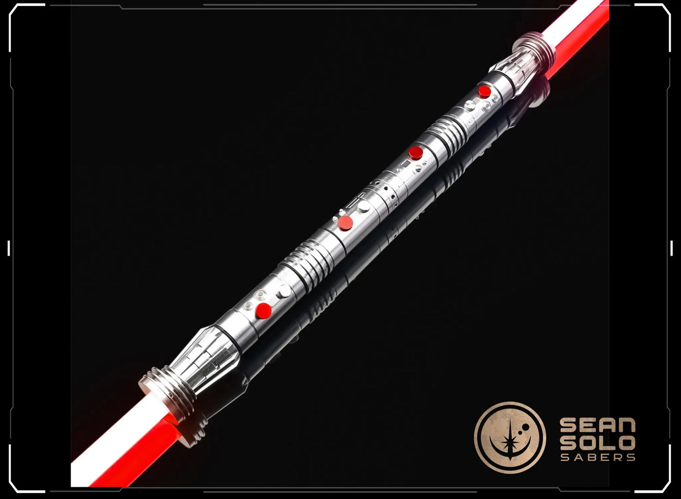 Darth Maul Elite Sabers + Staff Coupler Custom Lightsaber - Sean Solo Sabers