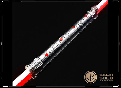 Darth Maul Elite Sabers + Staff Coupler Custom Lightsaber - Sean Solo Sabers