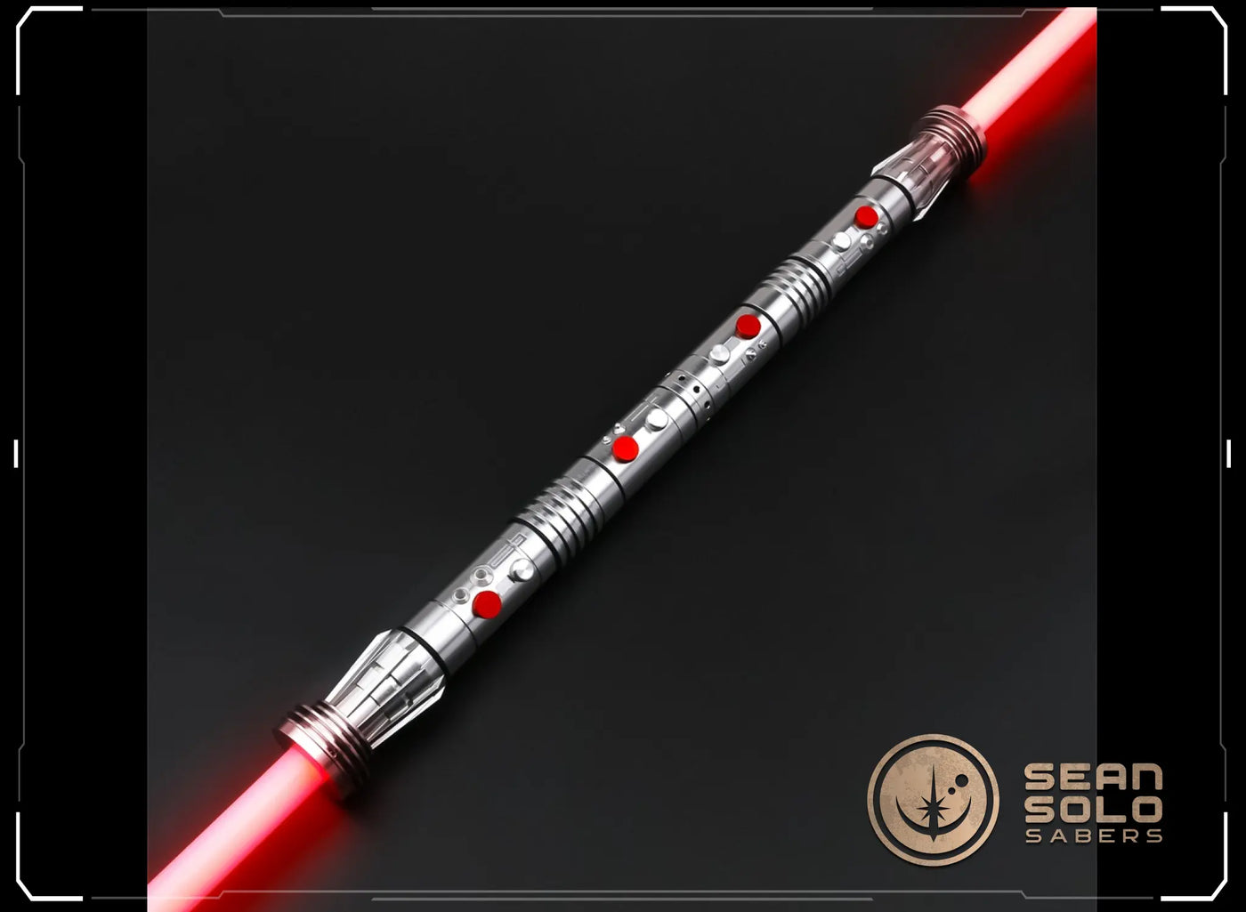 Darth Maul Elite Sabers + Staff Coupler Custom Lightsaber - Sean Solo Sabers