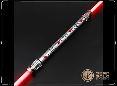 Darth Maul Elite Sabers + Staff Coupler Custom Lightsaber - Sean Solo Sabers