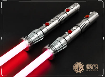 Darth Maul Elite Sabers + Staff Coupler Custom Lightsaber - Sean Solo Sabers