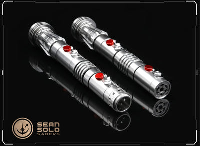 Darth Maul Elite Sabers + Staff Coupler Custom Lightsaber - Sean Solo Sabers
