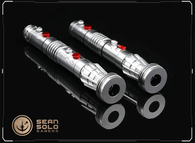 Darth Maul Elite Sabers + Staff Coupler Custom Lightsaber - Sean Solo Sabers