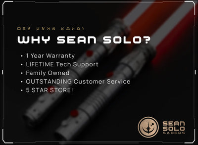 Darth Maul Elite Sabers + Staff Coupler Custom Lightsaber - Sean Solo Sabers
