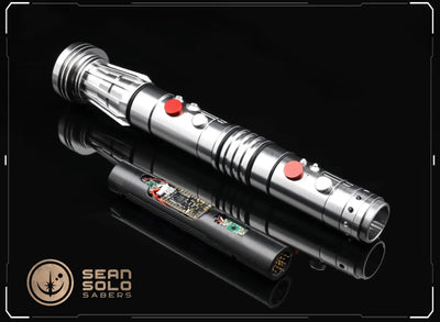 Darth Maul Elite Sabers + Staff Coupler Custom Lightsaber - Sean Solo Sabers
