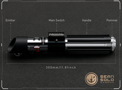Darth Vader EP5 Elite Saber Custom Lightsaber - Sean Solo Sabers