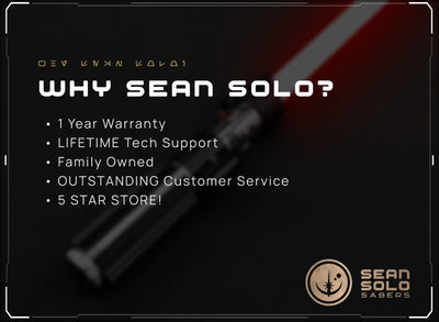 Darth Vader EP5 Elite Saber Custom Lightsaber - Sean Solo Sabers