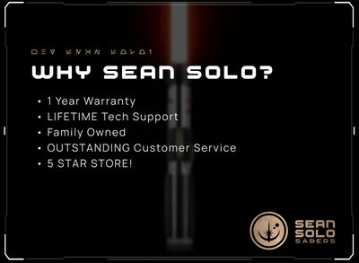 Darth Vader Kenobi Series Hero Saber Custom Lightsaber - Sean Solo Sabers