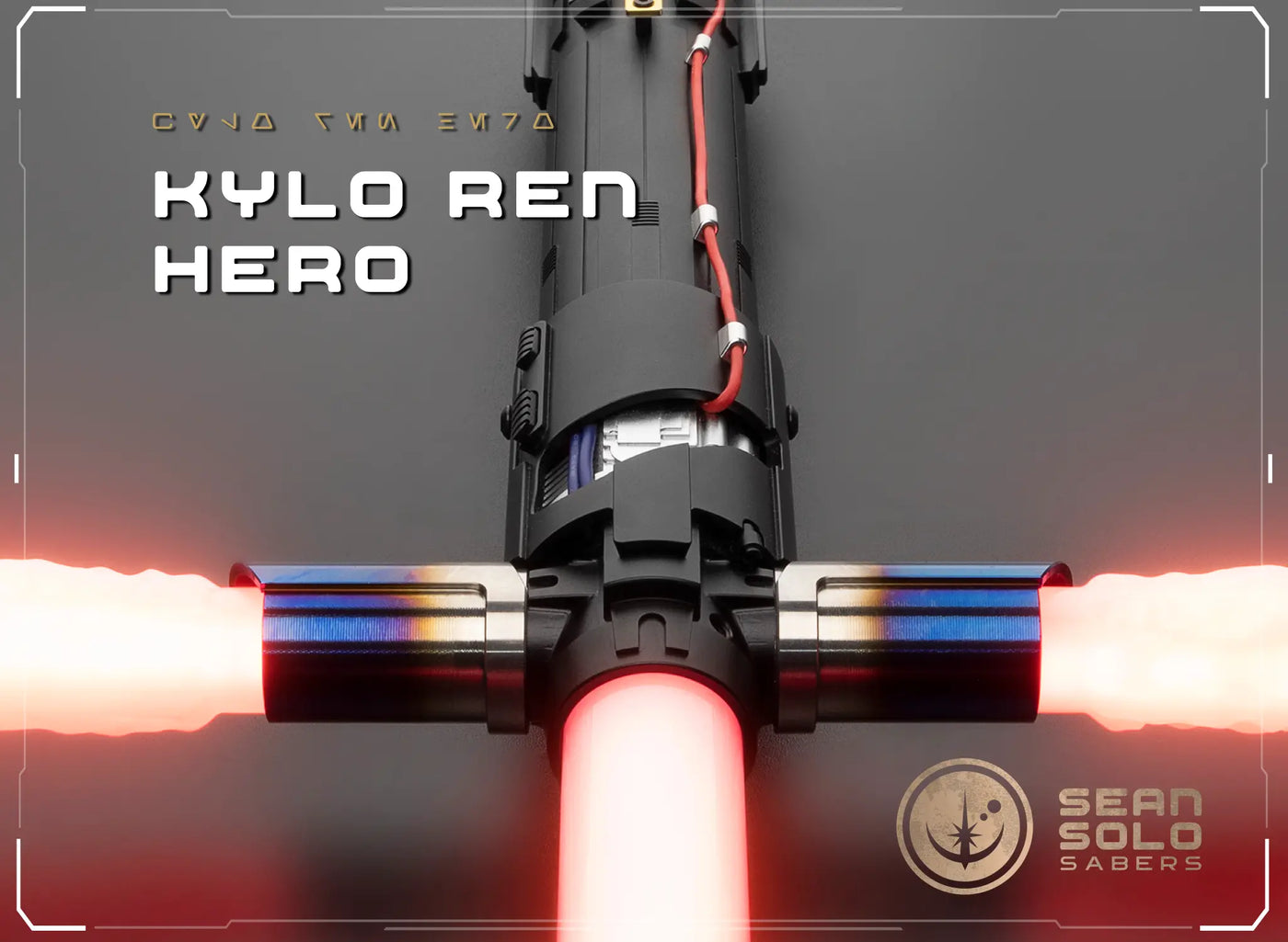Kylo Ren Hero Saber Custom Lightsaber - Sean Solo Sabers