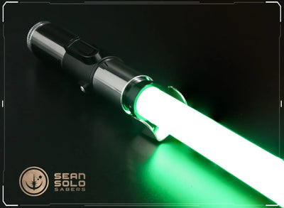 Master Yoda Hero Saber Custom Lightsaber - Sean Solo Sabers