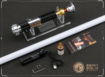 Obi-Wan EP3 Elite Saber Custom Lightsaber - Sean Solo Sabers