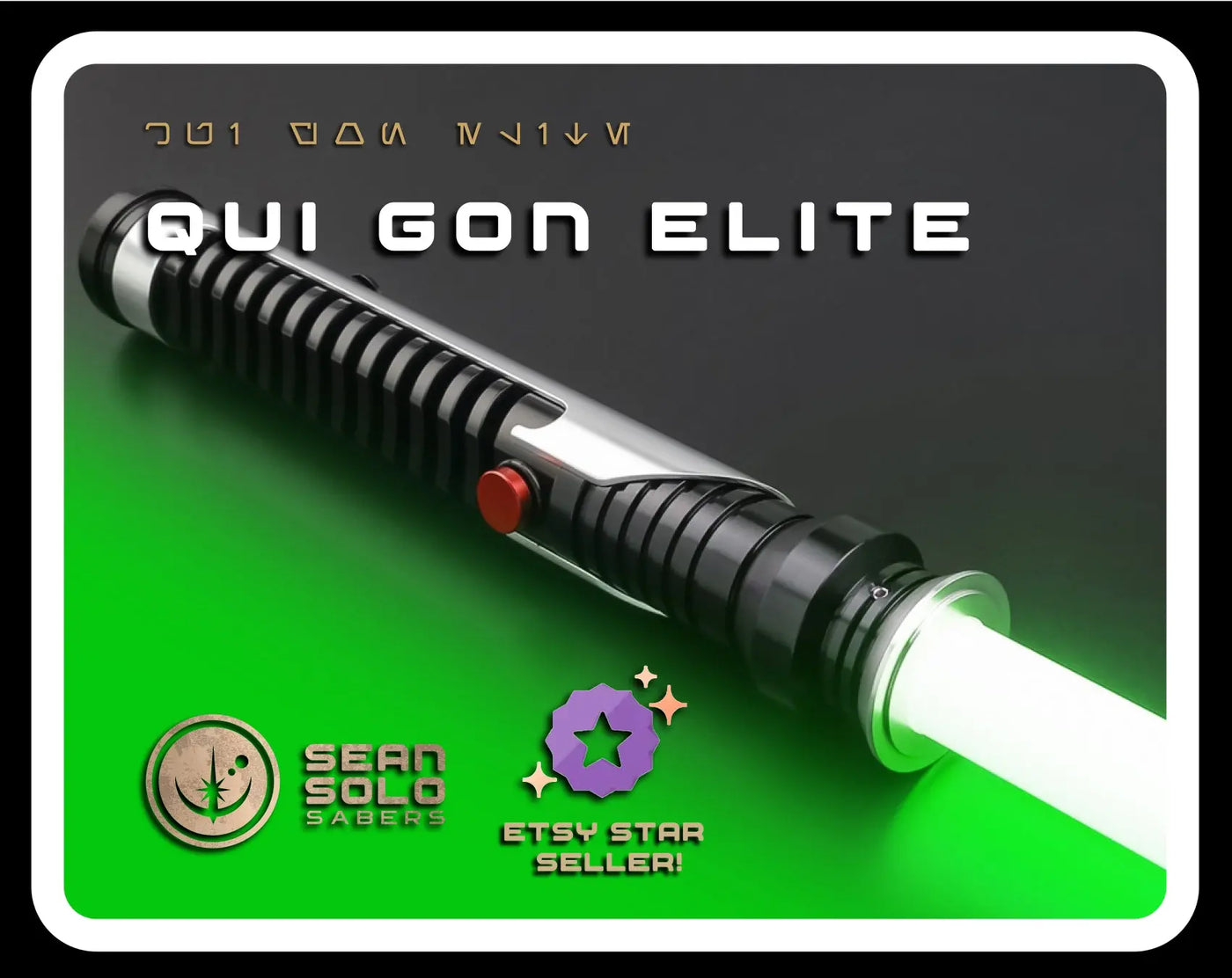 Qui Gon Elite Custom Lightsaber - Sean Solo Sabers