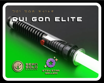 Qui Gon Elite Custom Lightsaber - Sean Solo Sabers