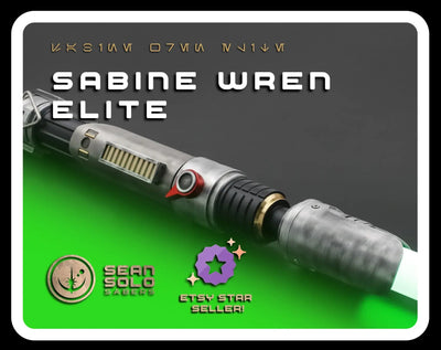Sabine Wren Elite Custom Lightsaber - Sean Solo Sabers