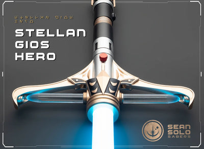 Stellan Gios Hero Saber Custom Lightsaber - Sean Solo Sabers