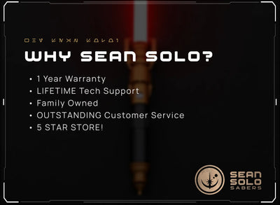 Taron Malicos Fallen Order Elite Saber Custom Lightsaber - Sean Solo Sabers